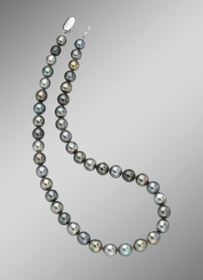 Elegante set met Tahiti-cultuurparels 