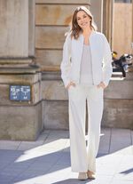 Blouson met geribbelde manchetten 