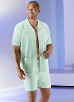 Shorty, doorknoop, geweven LINDENGROEN