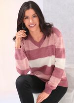 Trui van zeer pluizig materiaal 