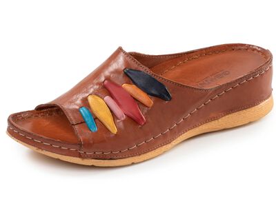 Gemini, trendy damesmuiltjes, breedte G, met elastische band 