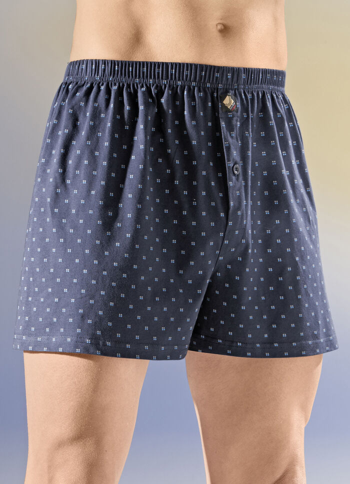 Set van vier boxershorts met een all-over design 