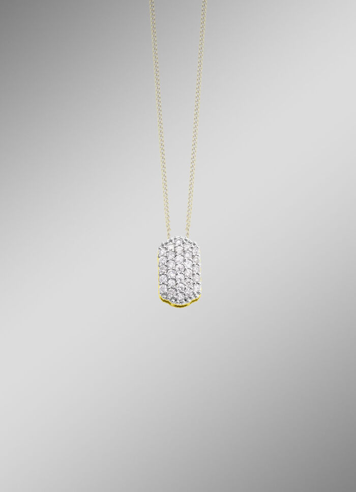 Edele hanger met diamanten 