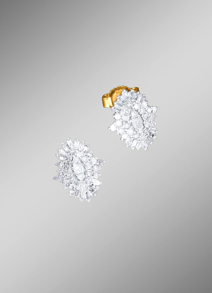 Exclusieve diamant-oorbellen 