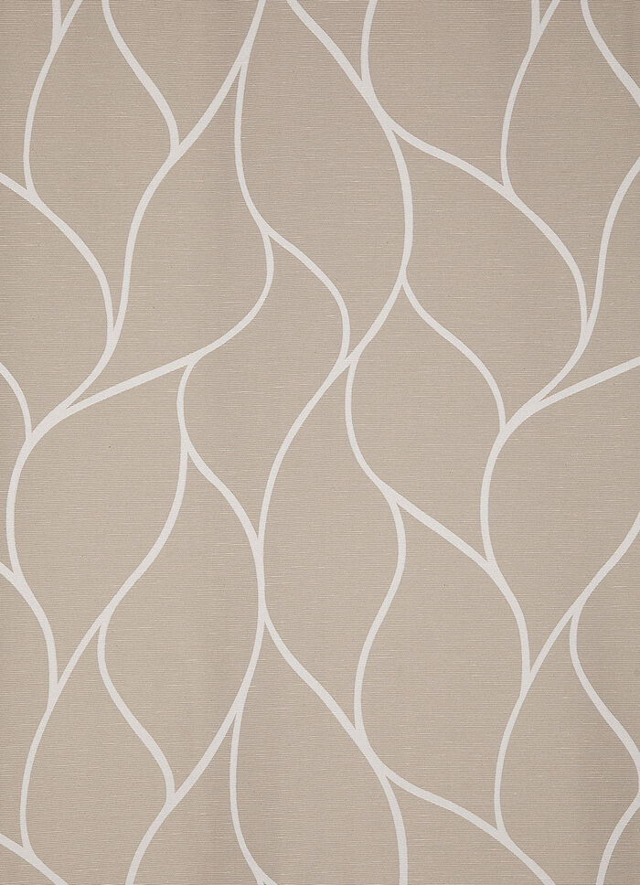 Gordijn met een prachtig golfmotief BRUIN