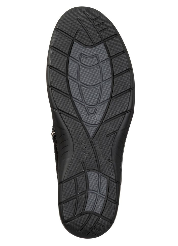 ELENA EDEN, comfortabele dameslaarzen, breedte H, met uitneembaar voetbed ZWART