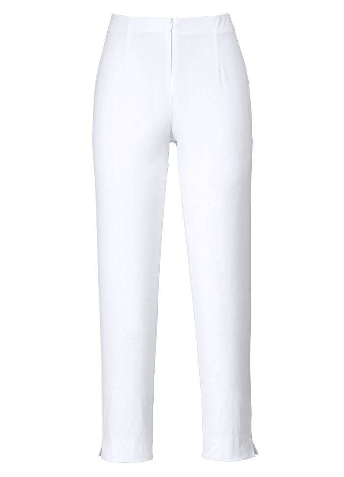 Enkellange broek WIT