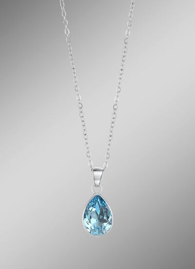 Hanger met Swarovski&reg; kristal en ankerketting 