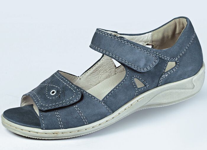 Ranger sandaal met comfortabele klittenbandsluiting JEANSBLAUW