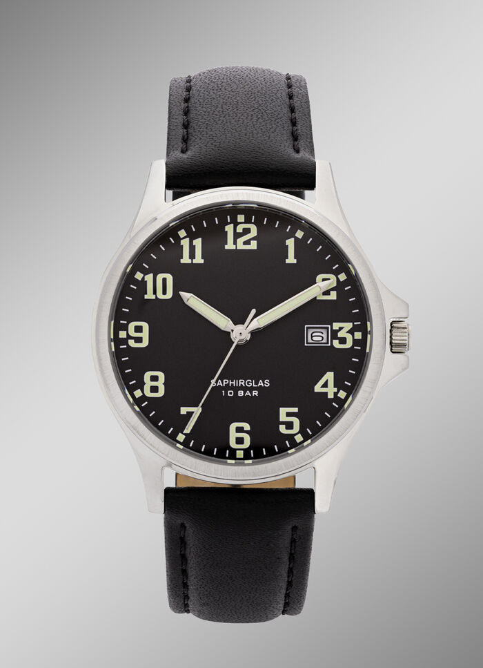 Populair para-kwarts herenhorloge 