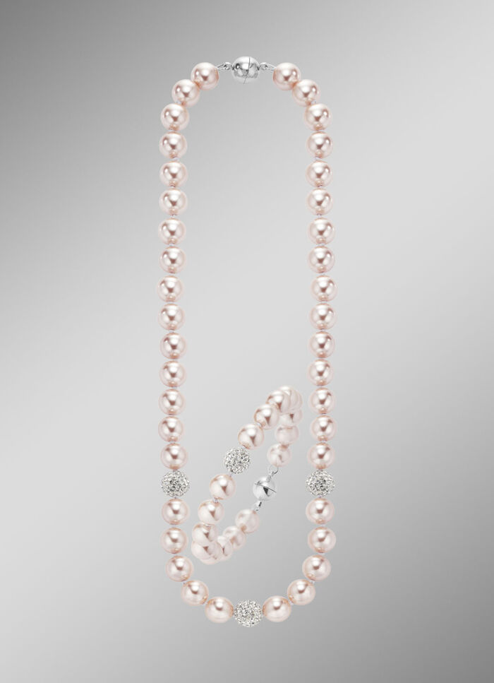 Prachtig glinsterende sieradenset van 2 stuks ROSÉ