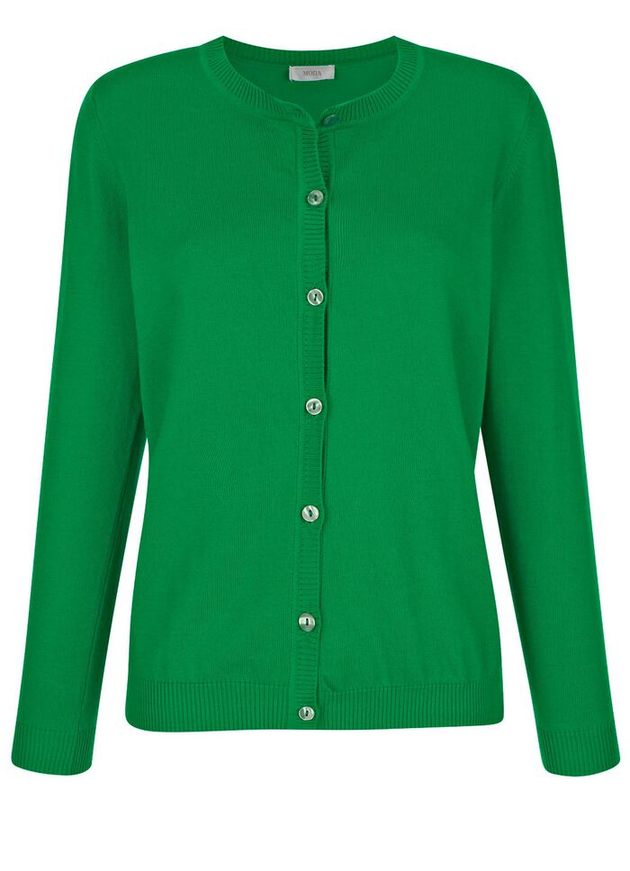 Vest van puur katoen GROEN