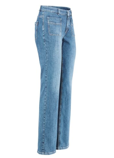 Magic-jeans met uitlopende pijpen 