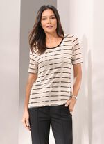 2-in-1 overhemd met contrastmix 