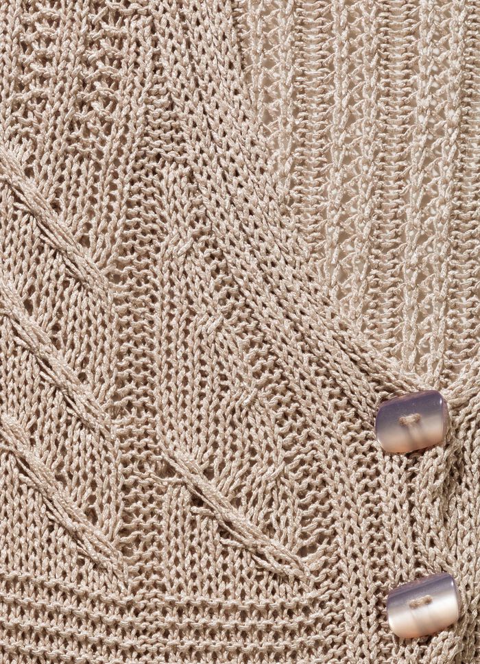 Cardigan met lintgaren 