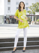 Lang shirt in batiklook in 2 kleuren KIWI BATIK