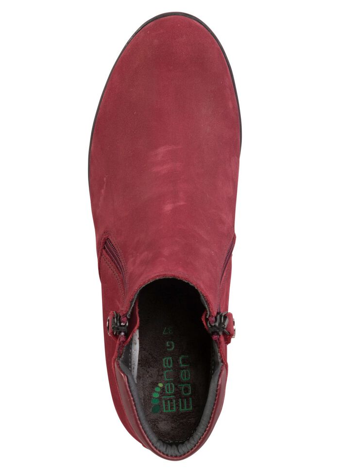 ELENA EDEN enkellaarzen met nappaleren bekleding 