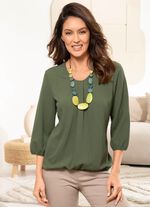 Effen gekleurde tuniek 