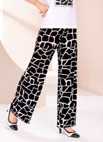 Broek met expressief design 
