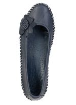 Gemini, chique damesballerina's, breedte G, met uitneembaar voetbed MARINE