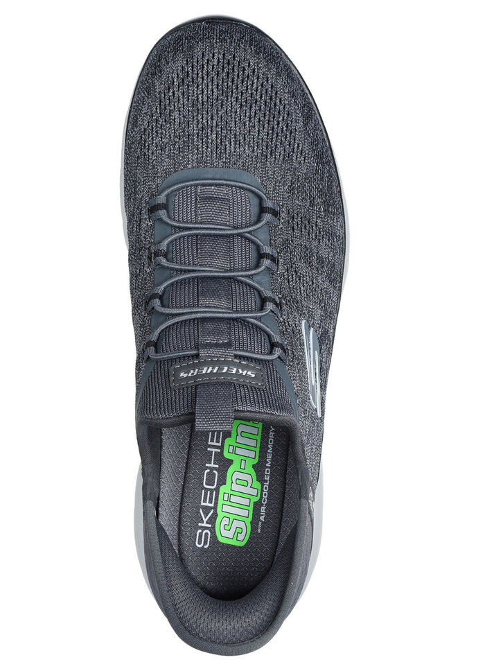 SKECHERS, herensneakers, met gegoten instaphak ANTHRAZIT