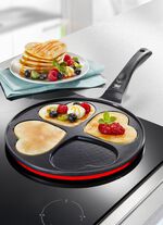 Hartvormige pan met antiaanbaklaag 