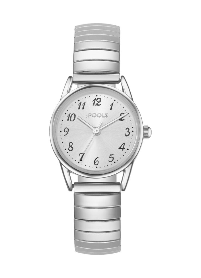 Tijdloos quartz dameshorloge Pools 1988 met trekkoord 