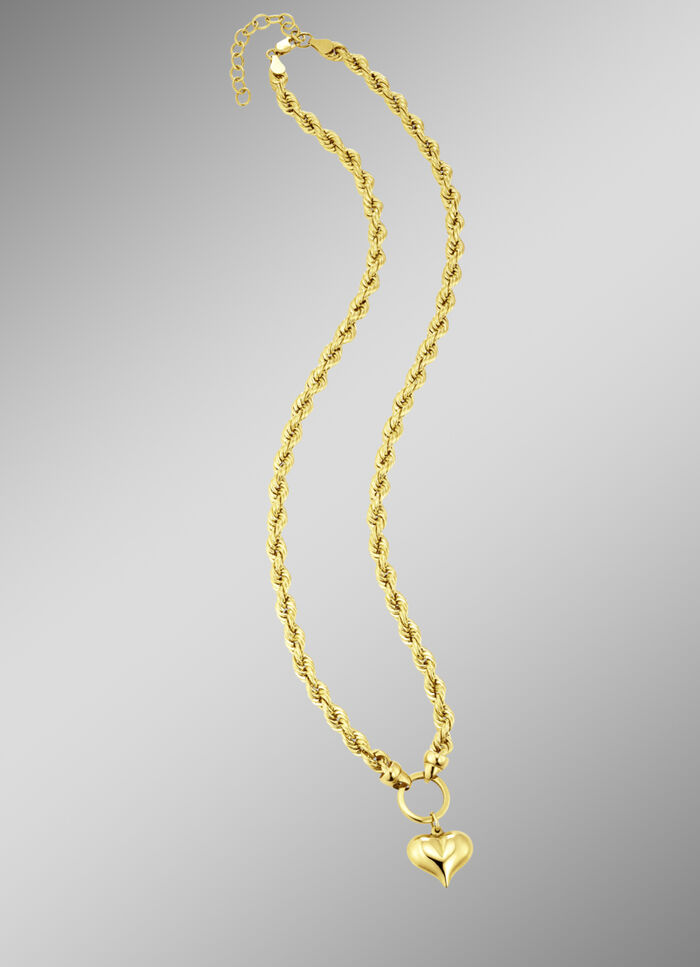 Koordketting met harthanger 
