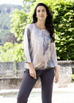 Shirt met grafische all-over print 