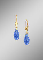 Oorbellen met druppelvormige Swarovski-kristallen 