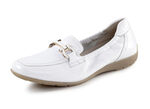 ELENA EDEN pantoffels met metalen sieraden WIT