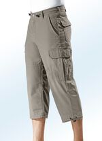 Lange bermudashort van puur katoen in 4 kleuren 