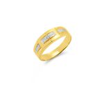 Moderne damesring met diamant 