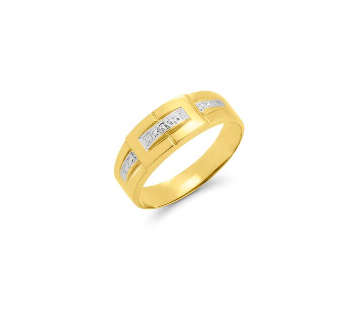 Moderne damesring met diamant 