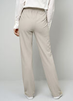 Broek met geperste vouwen 