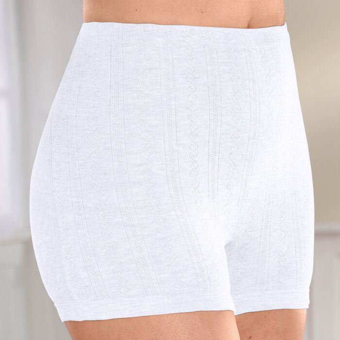 Set van vier slipjes met een jacquardmotief 