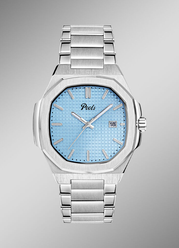 Quartz herenhorloge van roestvrij staal 