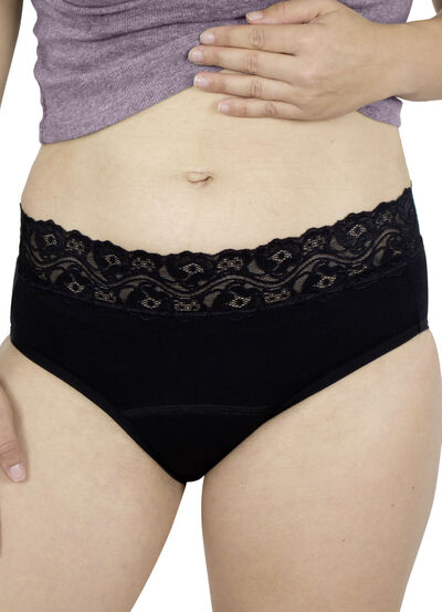 Hydas dames hygiëne slip met kant 