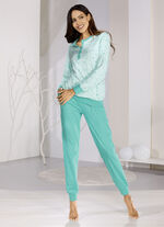 Twee-pack pyjama's met manchetten 