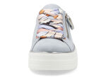Remonte sneakers met kleurrijke vetersluiting BLEU-WEISS