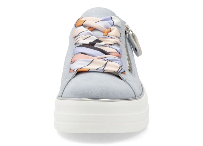 Remonte sneakers met kleurrijke vetersluiting BLEU-WEISS