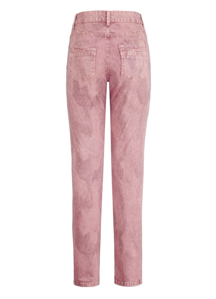 5-pocketbroek in abrikoos 