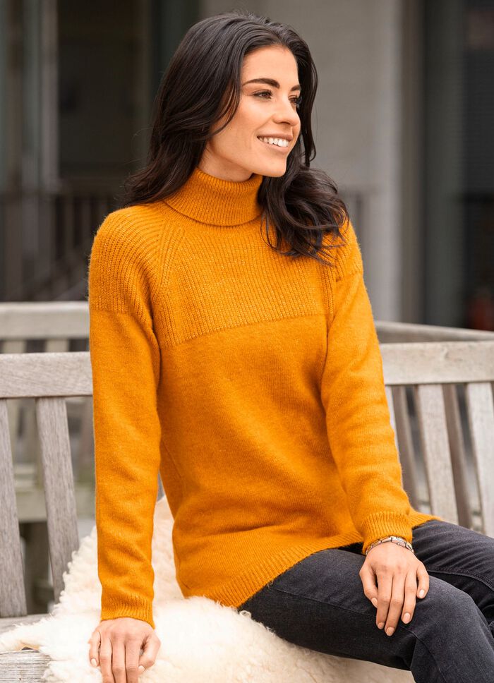 Trui van een gebreide mix 