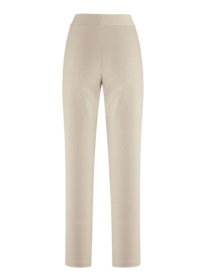 Enkellange broek in comfortabel pull-on-model BEIGE