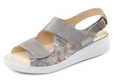 ELENA EDEN, comfortabele damessandalen, breedte H, met uitneembaar voetbed 