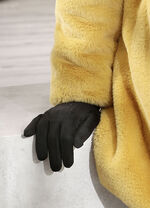 Handschoen met elegante, sprankelende glitterapplicaties SCHWARZ