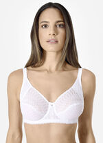 Sassa beugelbeha met verstevigde rug WIT