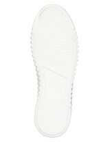 ELENA EDEN, stijlvolle damessneakers, breedte G, uitneembaar voetbed ZILVER