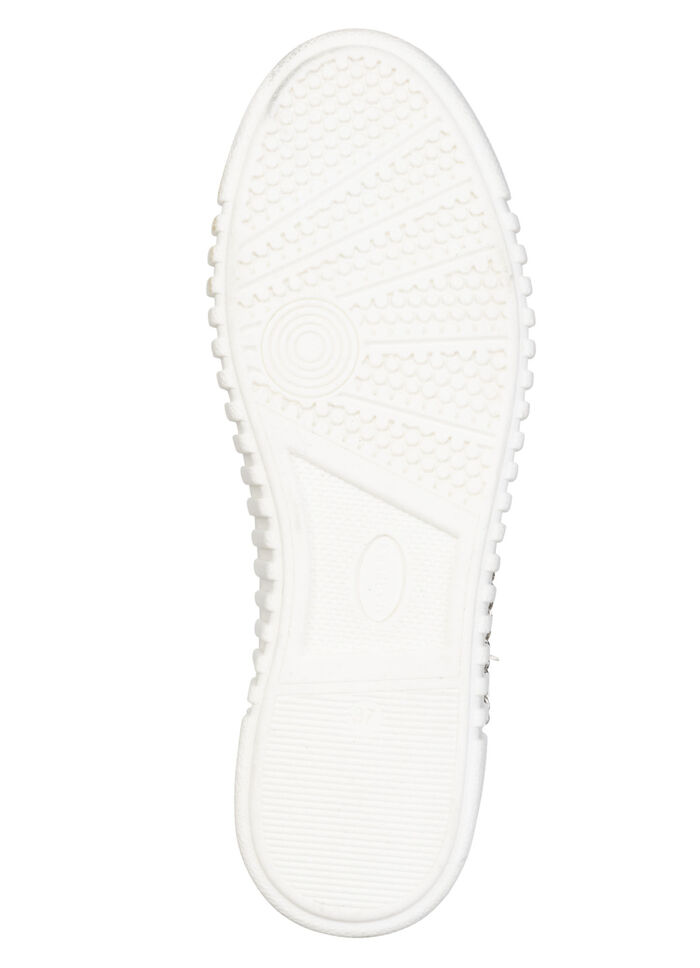 ELENA EDEN, stijlvolle damessneakers, breedte G, uitneembaar voetbed ZILVER