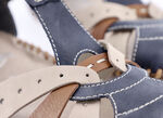 Rieker sandaal in een chique design MARINE-BEIGE-COGNAC